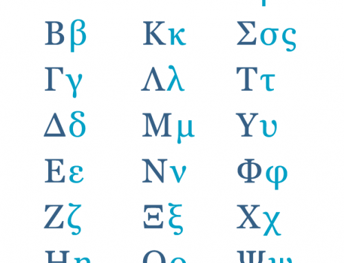 Greek Alphabet Cheat Sheet